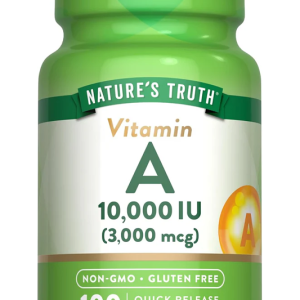 Vitamin A 10,000 IU (3,000 mcg) - 100 Quick Release Softgels